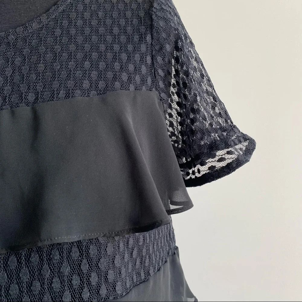 Witchery Ruffled lace top - M - Picture 2 of 6
